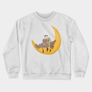 COUPLE ON THE MOON Crewneck Sweatshirt